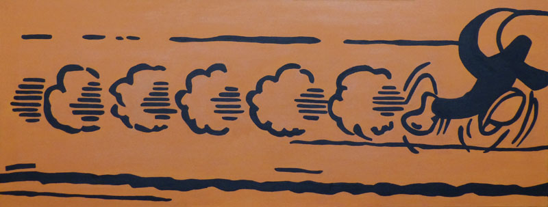 Philip Bradshaw, Cartoon paintings, Out of Here, 2013